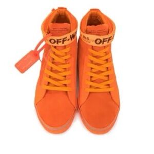 AUTHENTIC OFF-WHITE Vulcanized Skate Mid-Top Sneakers Size 41 IT